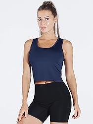 CADMUS 3 Pieces Basic Crop Tank Tops Sleeveless