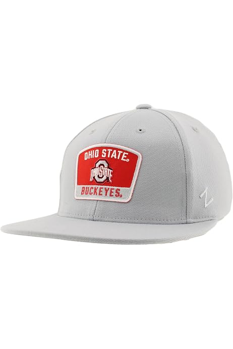 Zephyr NCAA Officially Licensed Snapback Hat – Flat Brim Z11 Alternate, Adjustable, Team Pride Cap