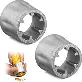 MorningRo 2 Pcs Hand Dry Corn Sheller Corn Cob Stripper Tool Kernel Remover | Metal Manual Corn Shucker with 6 Ridge, Quickly Portable Popcorn Sheller for Kitchen Farm Field Granaries Seed Saving
