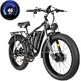 Peak 5000W Dual Motor E-Bike – 52V 32Ah Battery, 40-47MPH, 100-Mile Range Fat Tire Electric Bike