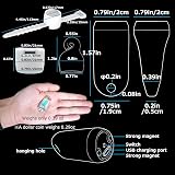 SROOS Mini LED Lantern Torch Rechargeable Waterproof EDC Keychain Light 2PCS view 4