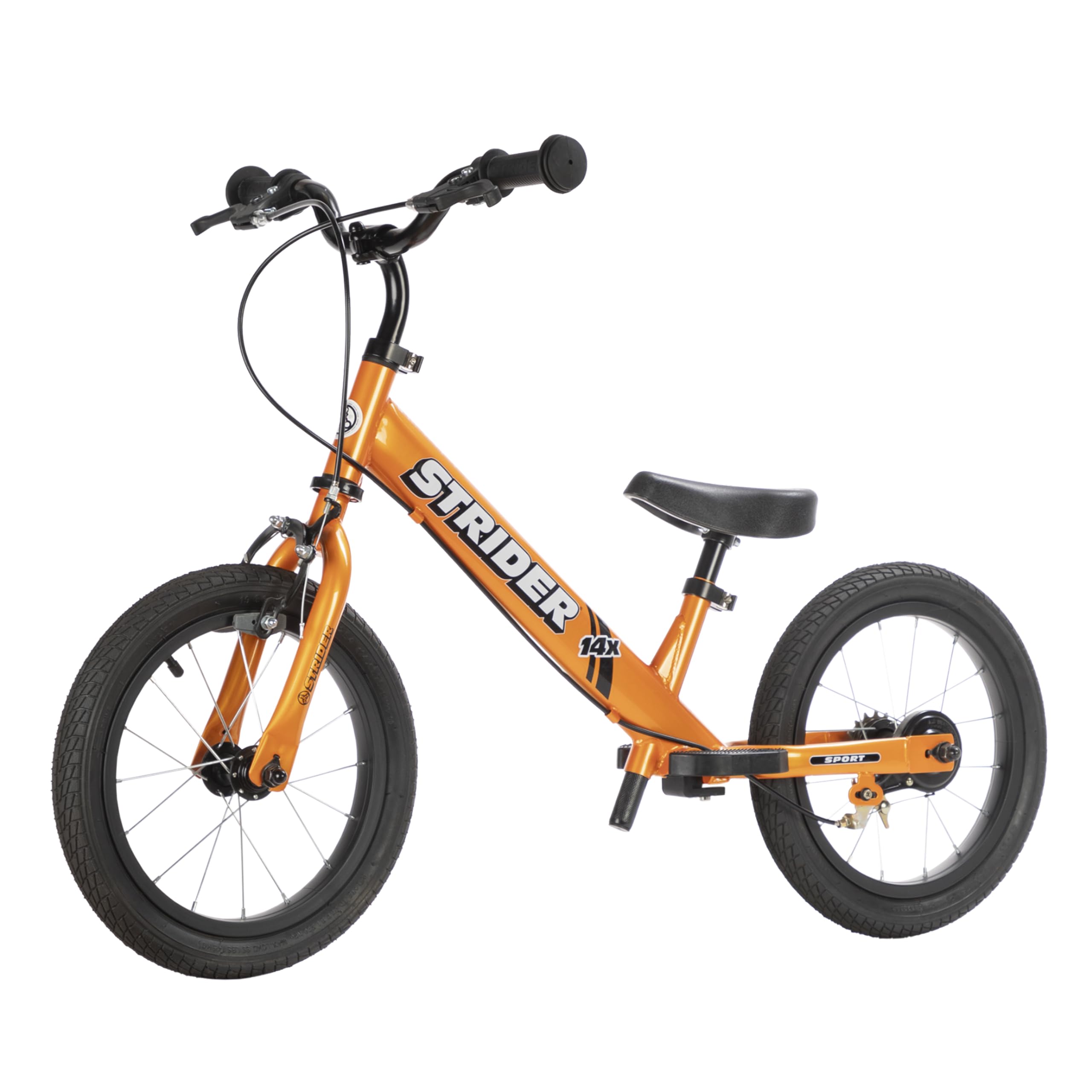 Strider 14x Balance Bike - For Kids 3 to 6 Years - Girls and Boys Bicycles - Tangerine — image 1