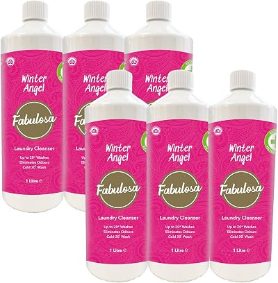 Fabulosa Antibacterial Freshening Laundry Cleanser Winter Angel 1L Pack of 6