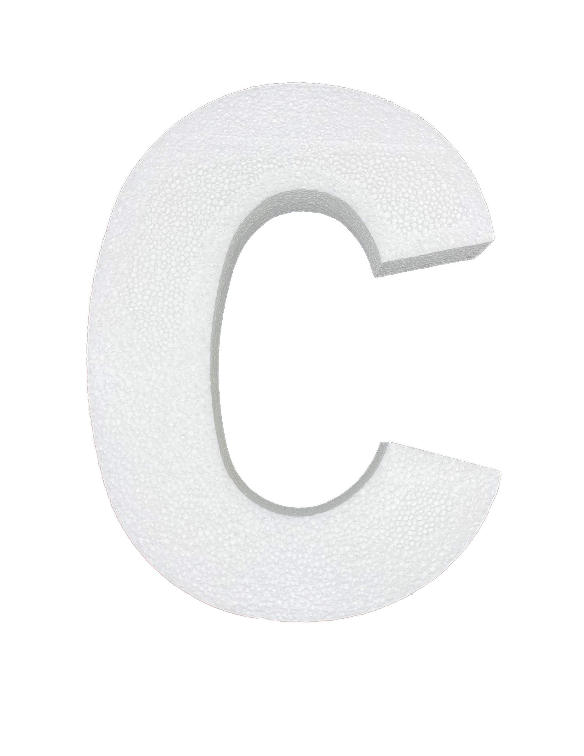 Photo 1 of 12 Inch Smooth Foam Letters - Great for Arts and Craft & DIY (C)