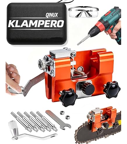 Amazon.com : Qinux Klampero Chainsaw Sharpener, Manual Chain Saw