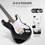 Donner 39 Inch Electric Guitar Beginner Kit HSS Pickup Bundle Full-Size view 6