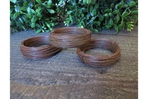 DOGNNAK 150 ft Total ~ 24 Gauge Rusty Tin Wire Crafting SuppliesL8