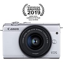 Amazon.com : Canon EOS M200 EF-M 15-45mm is STM Kit (White
