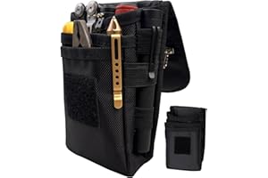 Tool Pouch for EDC Gears Small Pouch, Organizer Pouch, Pocket Pouch with Velcro, Nylon Tactical Pouch for Men, Maezar Utility