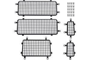 Zolikar RC Side Windows Rear Windows Net Protective Mesh for TRX4M Upgrades Defender 1/18 Scale RC Crawler Car Accessories