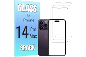 [3-Pack] for iPhone 14 Pro Max Screen Protector 14proMax Tempered Glass Compatible with Apple /iPhone14 ProMax/ 6.7" Display 