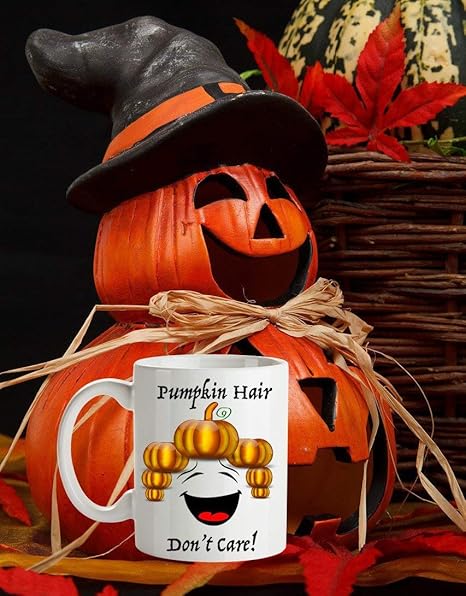 Pumpkin Hair Halloween Mug Red Hair Autumn Coffee Mug All Hallows