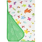 Copper Pearl Jumbo 3-Layer Blanket: Soft Quilts for Boys & Girls | Breathable, Cozy Toddler Blanket | Newborn Quilt | Premium Polyester/Rayon | 46x46 - Sesame Friends