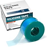 Ceeport Silicone Tape 1 Roll Medical Waterproof for Sensitive Skin, Pre-Cut | 1"x5.46 Yds Surgical Tape for Wounds, Easy to Tear, Strong Adhesion, Latex-Free, Pain-Free, Securing Bandages &amp; Dressings