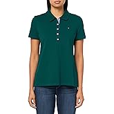 Tommy Hilfiger Womens Short Sleeve Solid Cotton Pique Sportswear Top