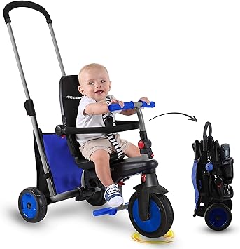 triciclo plegable smartfold 300 plus azul smartrike