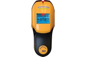 Zircon StudSensor A150 Wall Scanner and Center/Edge Locating Stud Finder with WireWarning Detection and Signal Strength Indic