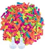 Set De 500 Bolas De Agua De Látex – Globos Para Batallas Acuáticas Con Bandas Elásticas Y Agujas, Ideales Para Playa, Piscina Y Fiestas Veraniegas