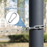 Asheyya 2Pcs Stainless Steel Gate Chain 20 Inch, Double Ended Security Chain view 5