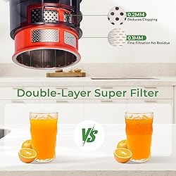 Cold Press Juicer, 5.5inch Wide Feed Chute Juicer
