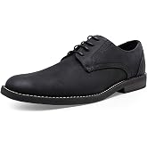 Jousen Mens Dress Shoes Retro Business Casual Oxfords Plain Toe Dress Shoes for Men