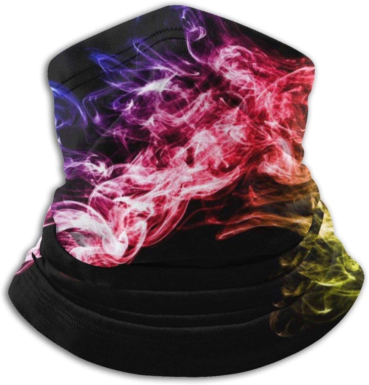 Colored Smoke Face Cover Breathable 12 In 1 Headwear Face Scarf For
