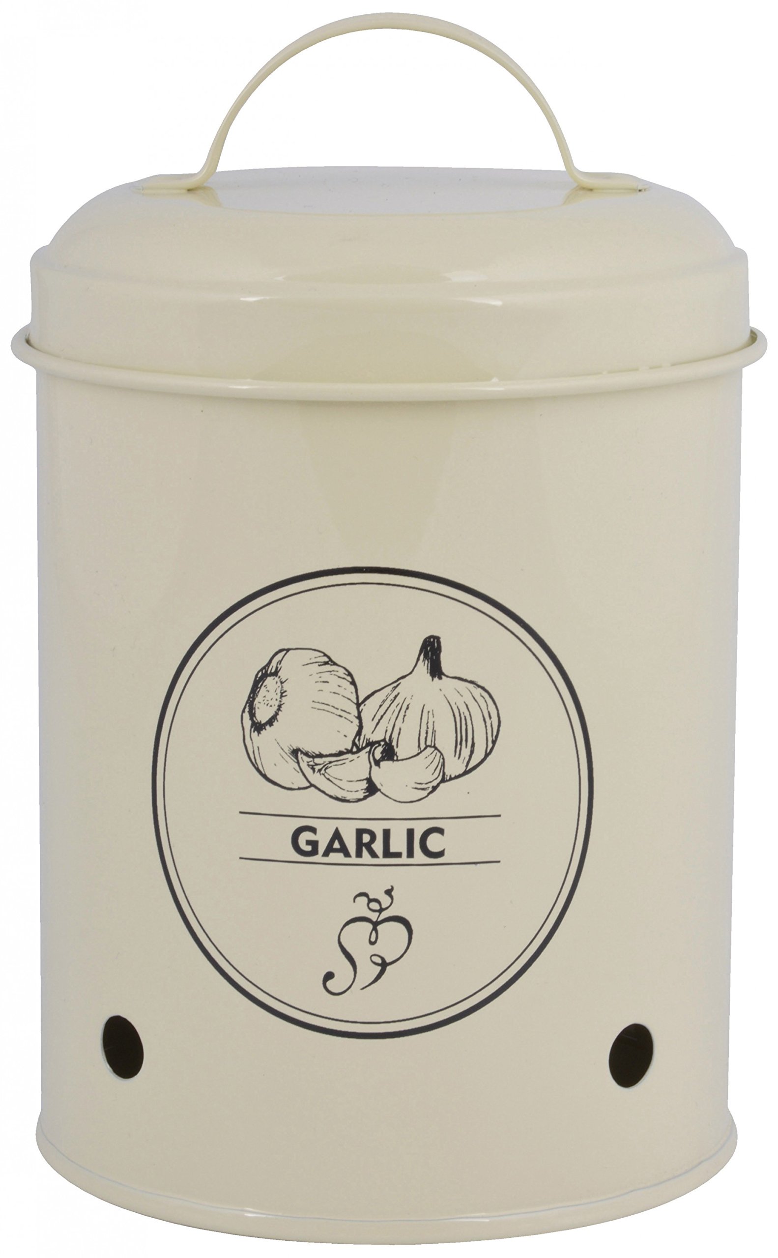 Esschert's Design C2068 Garlic Storage Tin, Metal