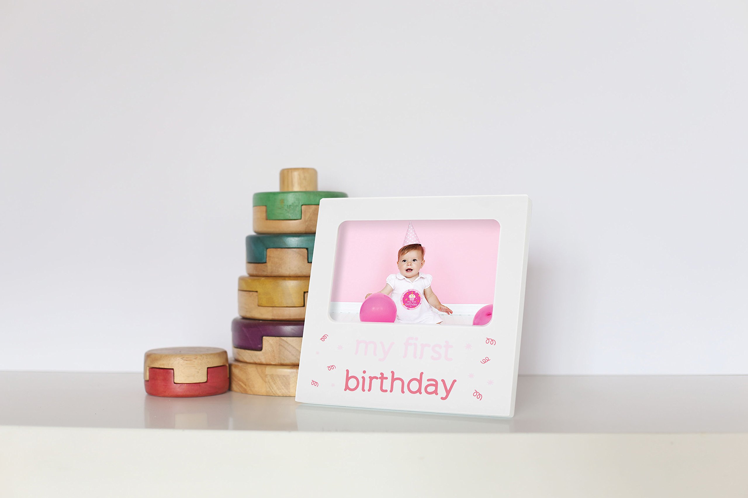 Tiny Ideas Baby's First Birthday Milestone Baby Belly Sticker And