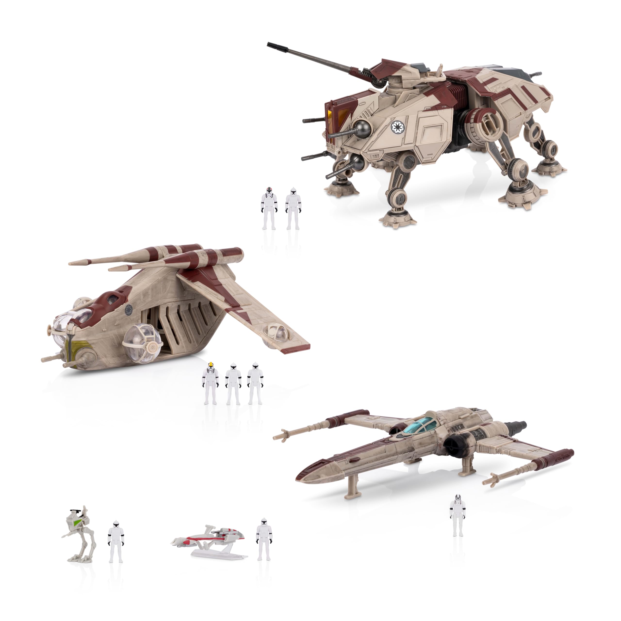 Star Wars Micro Galaxy Squadron Republic Attack Force Large