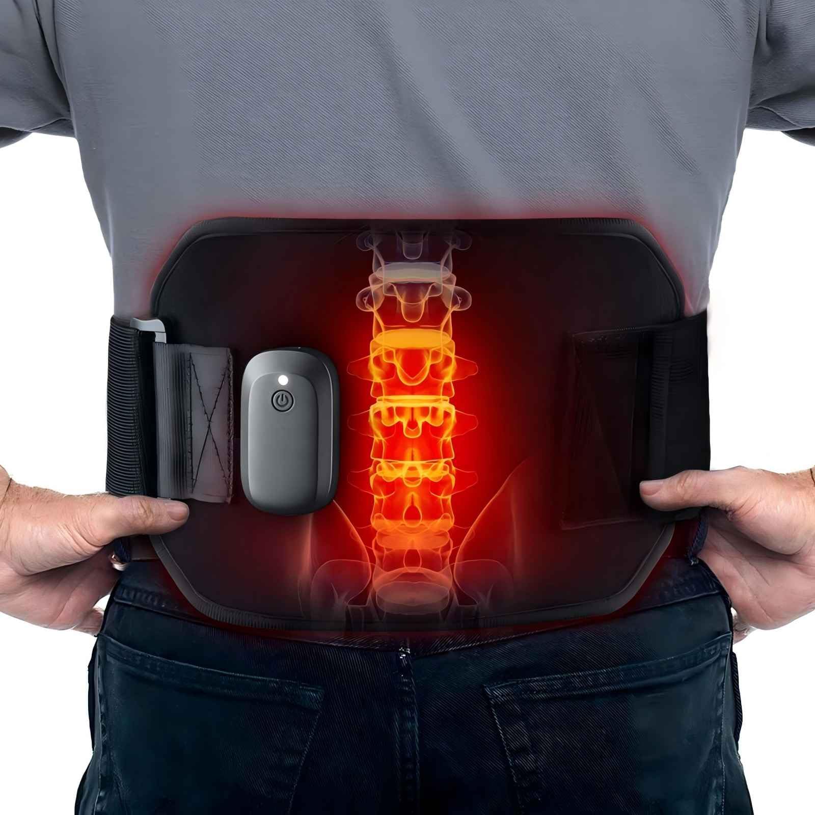 Photo 1 of PEEWF Lower Back Light Therapy Pad, Wireless Infrared Red Light Therapy for Lower Back Pain, Arthritis Treatment,30pcs 660nm Red & 30pcs 880nm Near Infrared Light, Auto Shut-Off