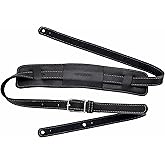 Nefelibata Guitar Strap/Bass Strap with Shoulder Pad and Bavarian Tumbled Cowhide Lining for Acoustic Guitar/Electric Guitar/Bass