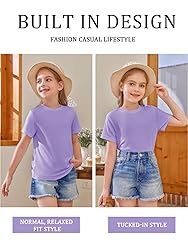 Girls Short Sleeve T Shirts Kids Summer Tops