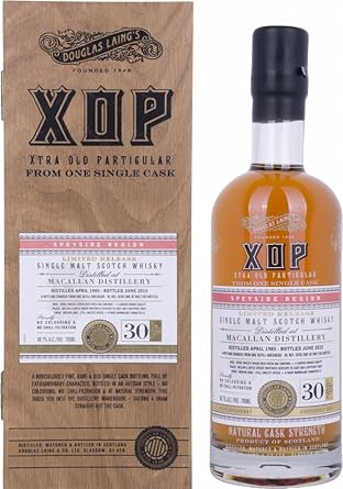 Macallan Xop Douglas Laing 30 Years Old Limited Release In Wooden Box 0 7 Litre Amazon Co Uk Beer Wine Spirits