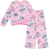 Disney Fleece Pullover Sweatshirt and Pants Outfit Set Infant to Big Kid Sizes (12 Months - 14-16)