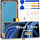 OLED for Google Pixel 7 Pro Screen Replacement for Google Pixel 7 Pro LCD Display GP4BC GE2AE LCD Digitizer Screen Touch Assembly Black with Frame(with Fingerprint Function)