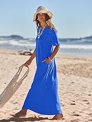 MEROKEETY Women's 2025 Spring Summer Casual Maxi