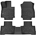 KARPAL Floor Mats Fit Toyota RAV4 2019-2024 2025 (Include Hybrid), Custom Fit TPE All Weather Floor Liners 1st & 2nd Row RAV4 Accessories Car Mats (3 PCS)