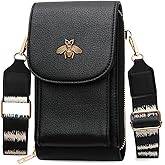 LITOON CrossBody Bags with Touchscreen Cell Phone Purse Window Zipper Pocket,RFID Blocking Card Holder iPhone bag for Women