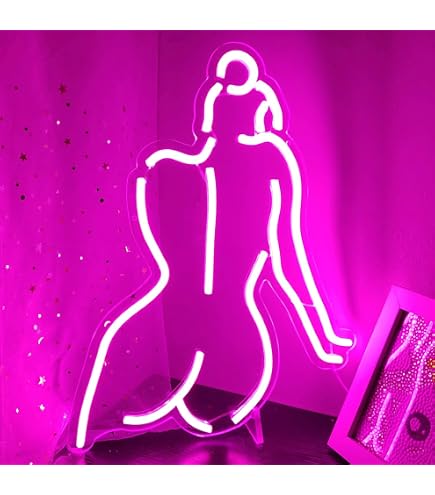 Sexy Lady Neon Signs ネオンガラス管 Qiland Sexy Lady Neon Sign Super Brilhante Acrílico Feito À Mão