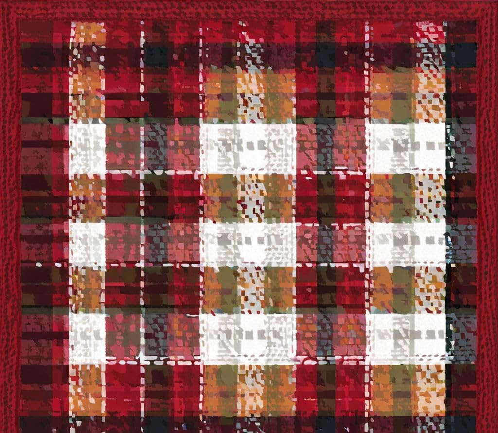CCSYUS Halloween Blanket Throws Flannel Orange Black Plaid Throw 50" x 60" for Couch Sofa Bedroom Chair Home Decor, Lightweight Check Pattern Travel Throw Blanket for Women Men Adults, 130×150cm