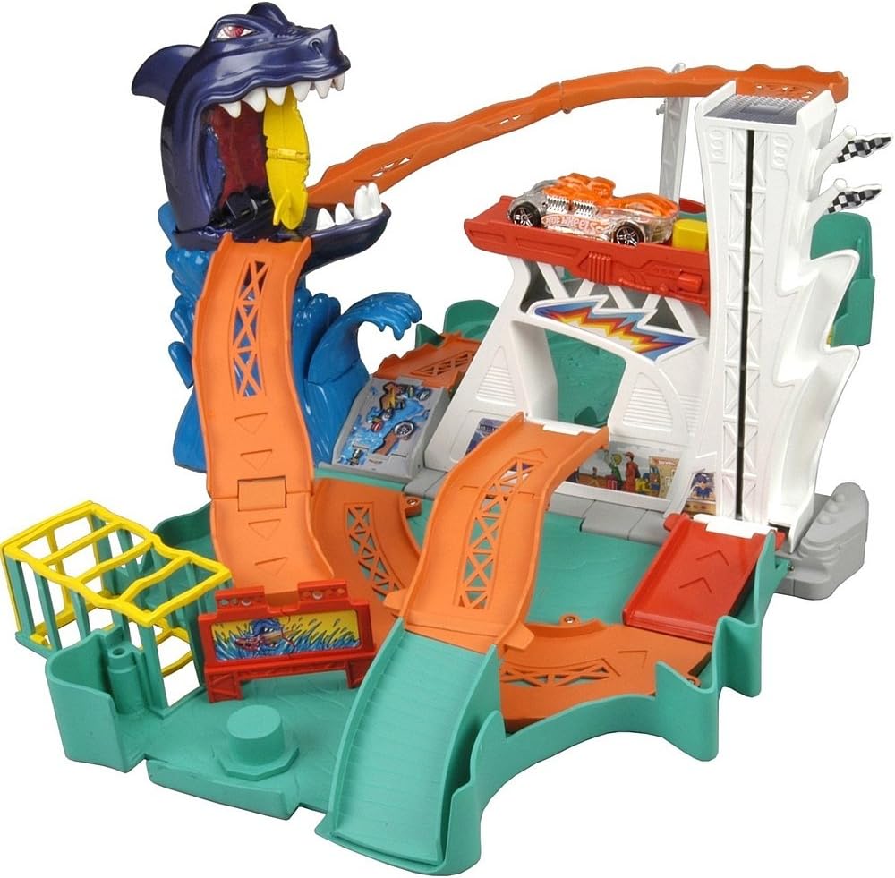 Mattel Hot Wheels Circuito Supermandíbulas: Amazon.es: Juguetes y juegos