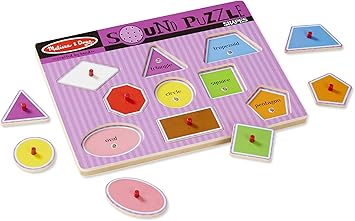 Melissa & Doug 728 Shapes Sound Puzzle