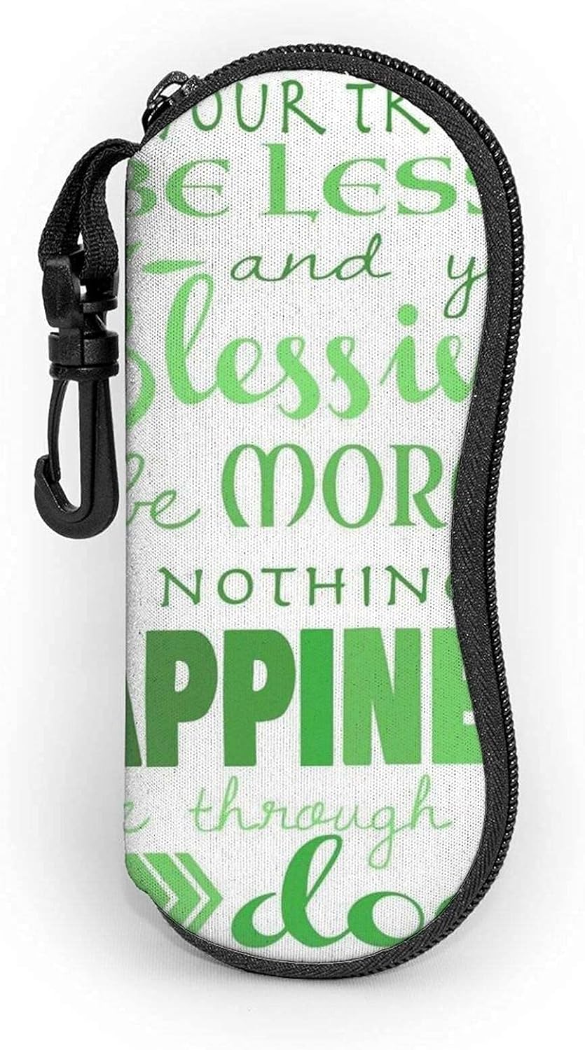 Irish Blessing St Patrick'S Day Eyeglass Case For Women Men Ultra Light