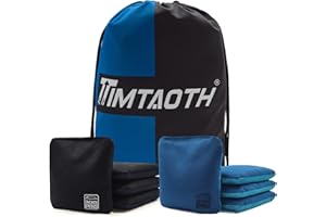 Timtaoth Dual Sided Corn Hole Bags Professional Cornhole Bags Set of 8 Regulation Corn Hole Bean Bags