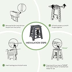ACKO Folding Step Stool Foldable 16 Inch Stools for