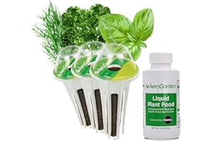 AeroGarden Gourmet Herb Seed pod Kit - Herb Seeds for AeroGarden Indoor Garden, 3-Pod