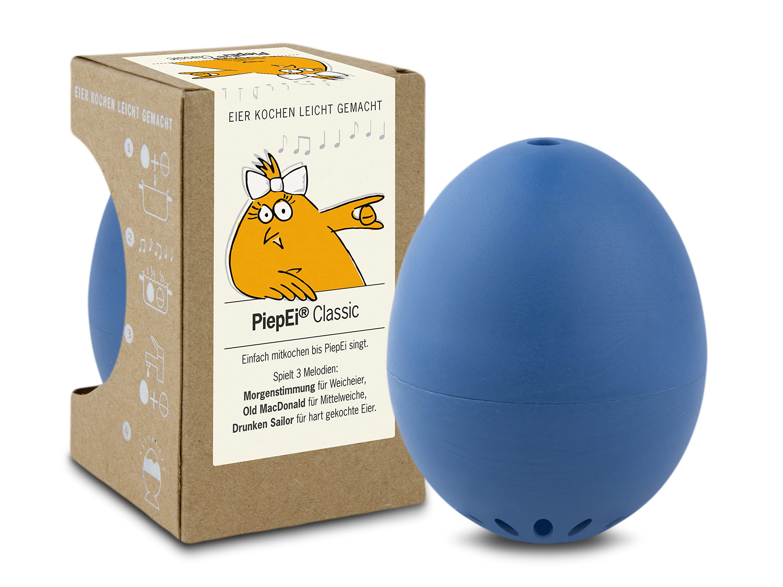 Brainstream Egg Timer, Blue, 8,9x5,4x5,4