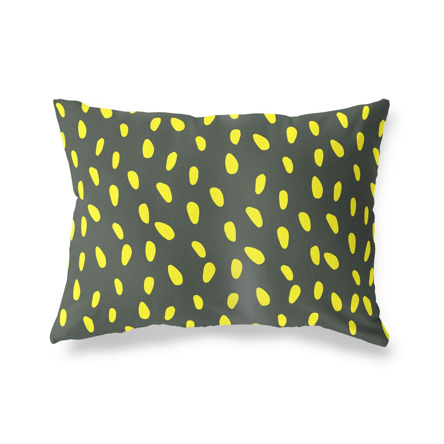 BonaMaison Decorative Cushion Cover, Neon Yellow-Fume Throw Pillow Covers, Home Decorative Pillowcases for Livingroom, Sofa, Bedroom, Size: 45X60 Cm - Designed and Manufactured in Turkey