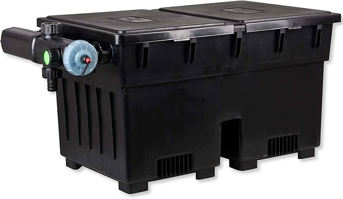 JEBO Teichfilter Bio 100 IA UVC mit UV Lampe, kompakter Biofilter mit
