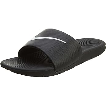 white nike slides kids
